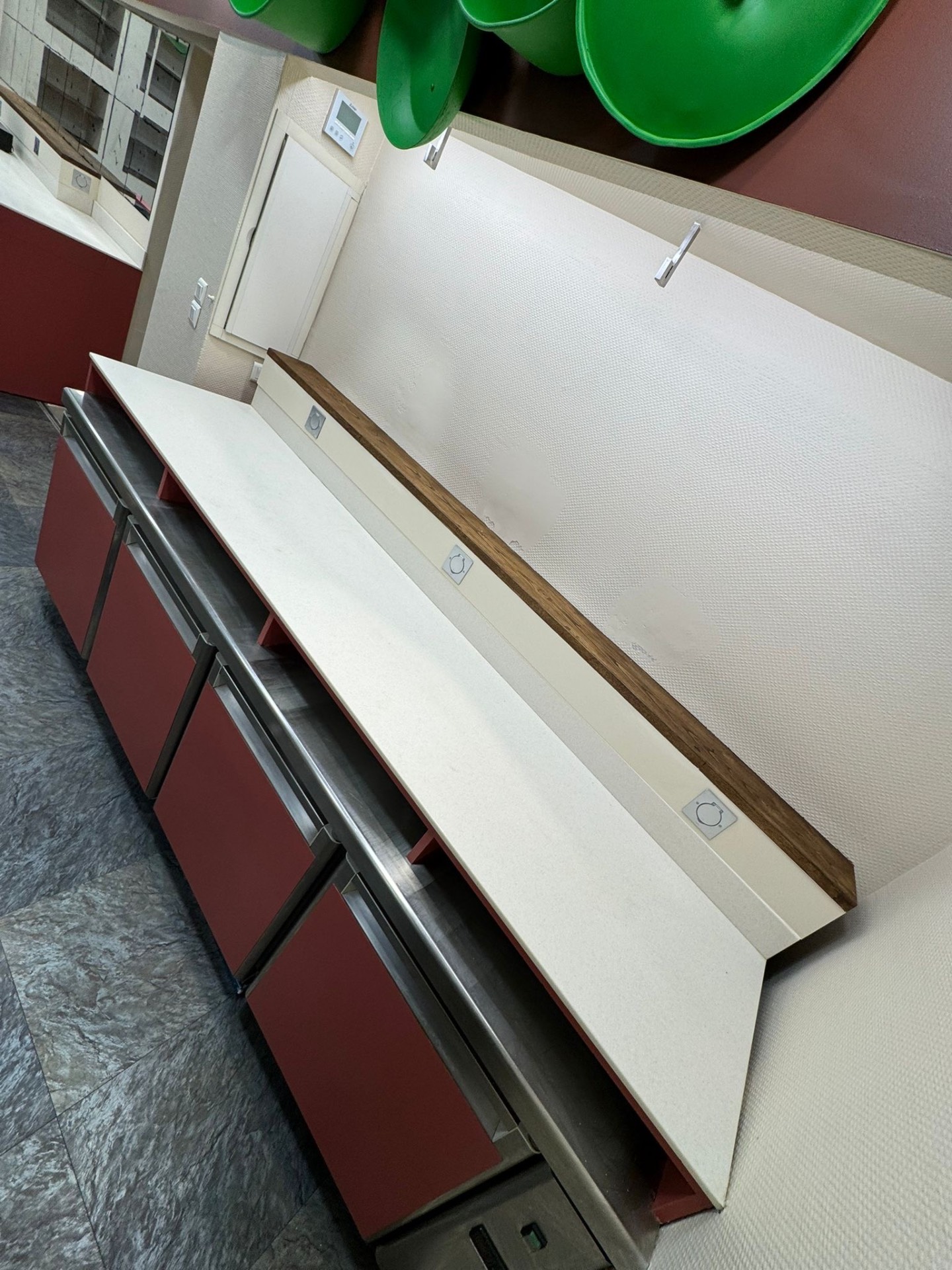 Plan de travail bois & inox