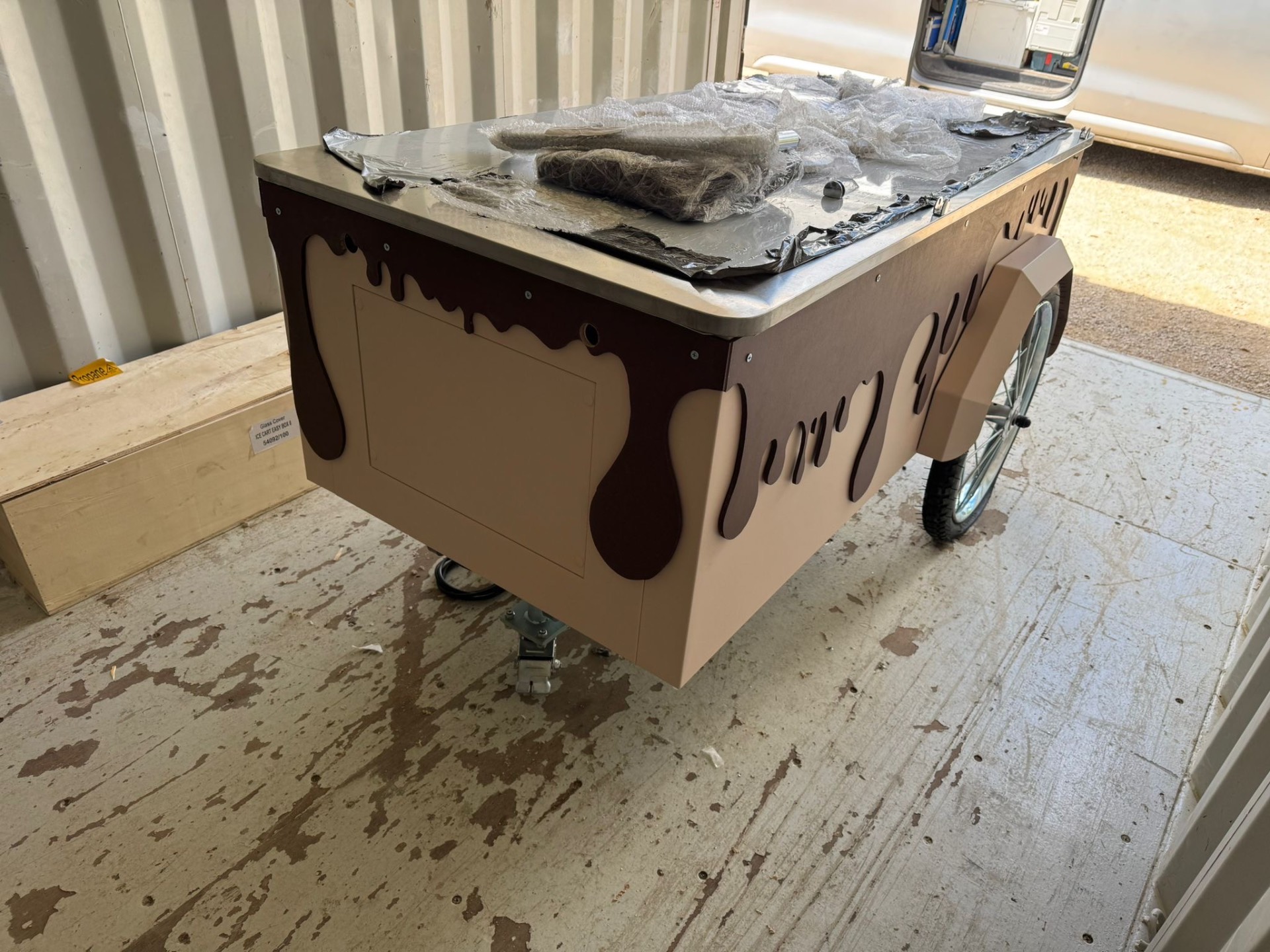 Chariot de glacier sur mesure
