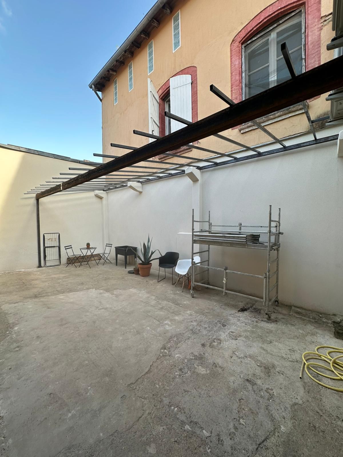 Structure pergola acier